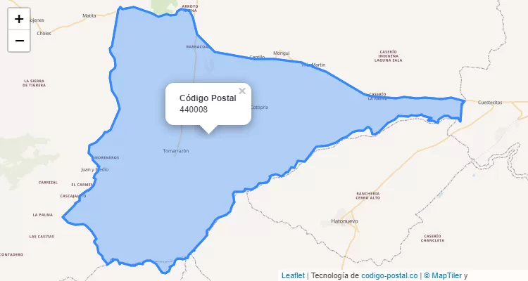 Código Postal 440008 en Colombia