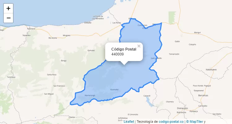 440009 ZIP Code in Colombia