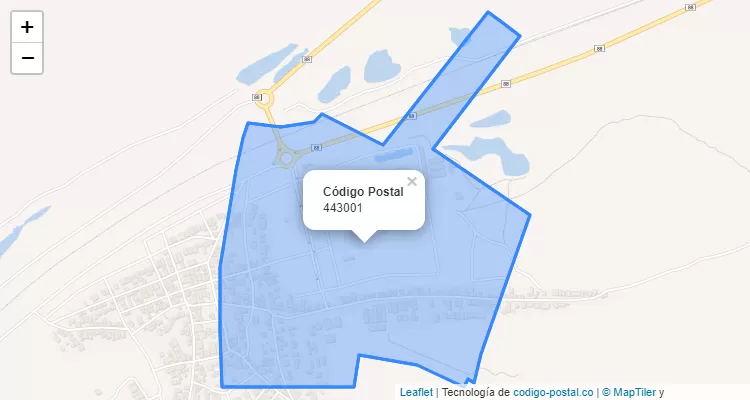 Código Postal 443001 en Colombia