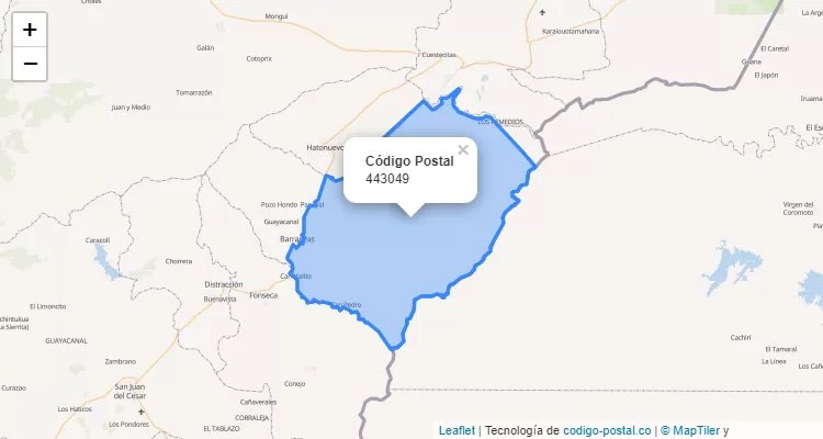 Código Postal 443049 en Colombia