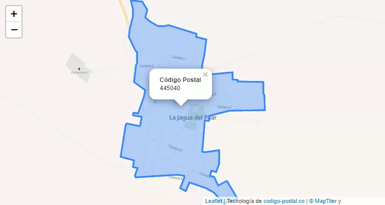 Código Postal 445040 en Colombia