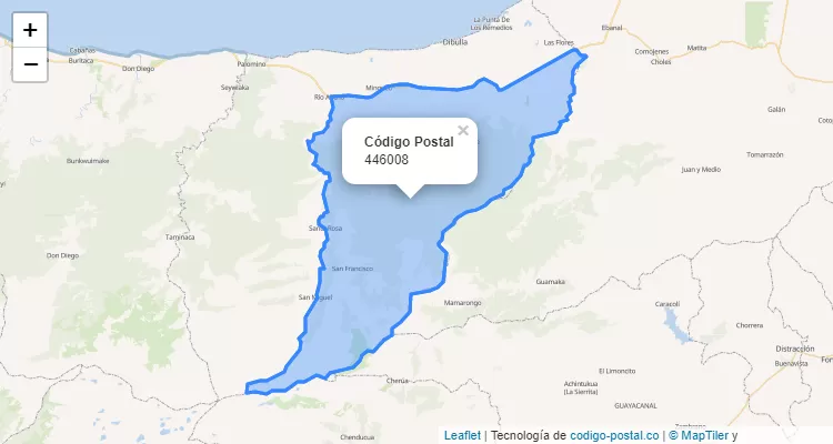 Código Postal 446008 en Colombia