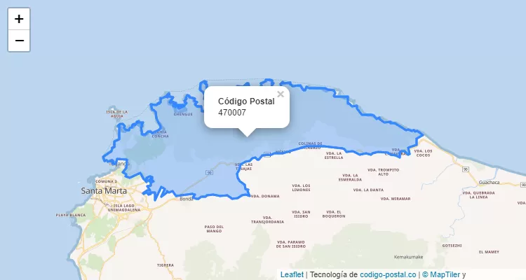 Código Postal 470007 en Colombia