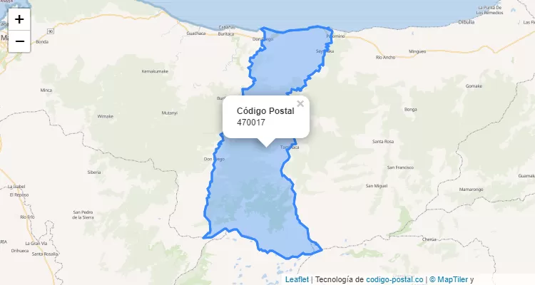 Código Postal 470017 en Colombia