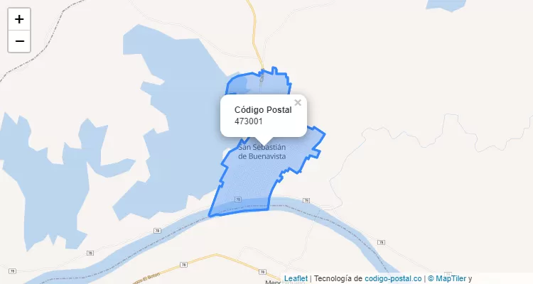 Código Postal 473001 en Colombia