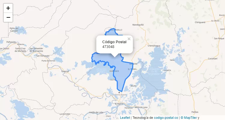 Código Postal 473048 en Colombia