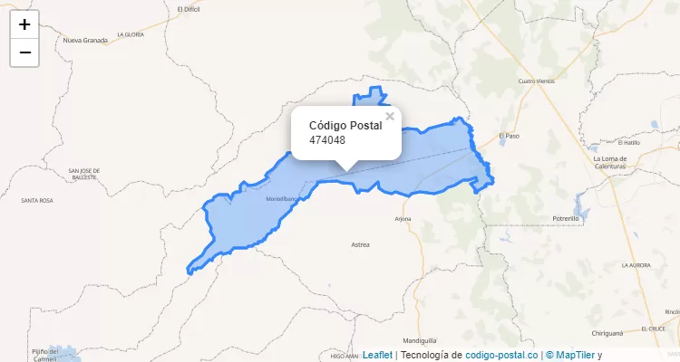 Código Postal 474048 en Colombia