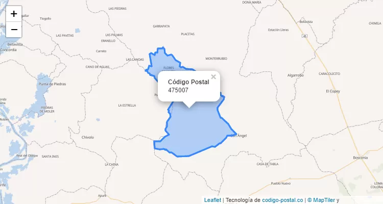 475007 ZIP Code in Colombia
