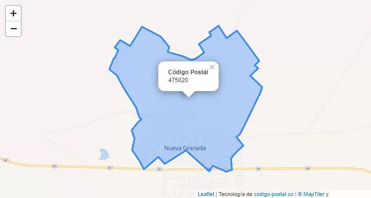 Código Postal 475020 en Colombia