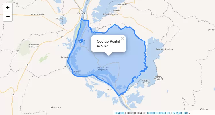476047 ZIP Code in Colombia