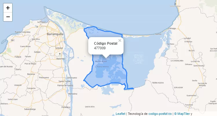 Código Postal 477009 en Colombia