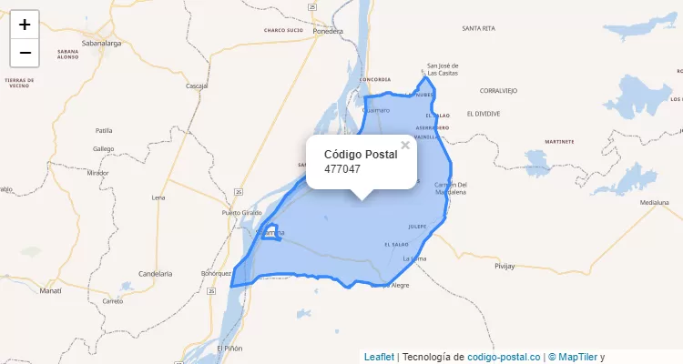 477047 ZIP Code in Colombia