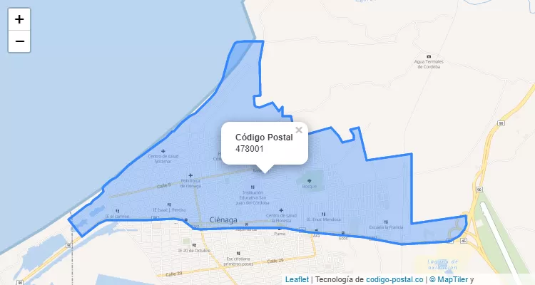 CEP Bairro La Manga, Cienaga