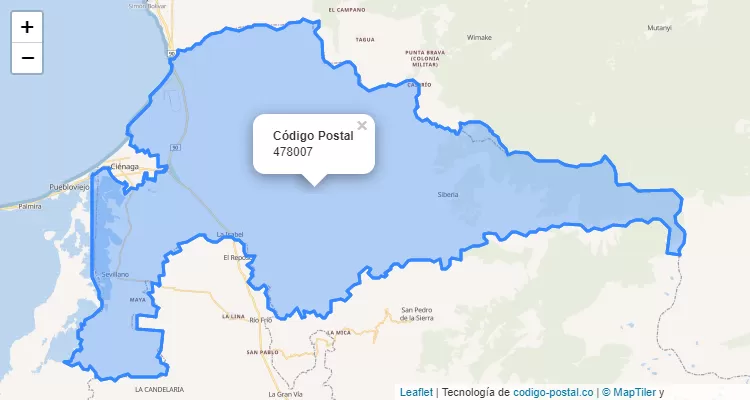 Código Postal 478007 en Colombia