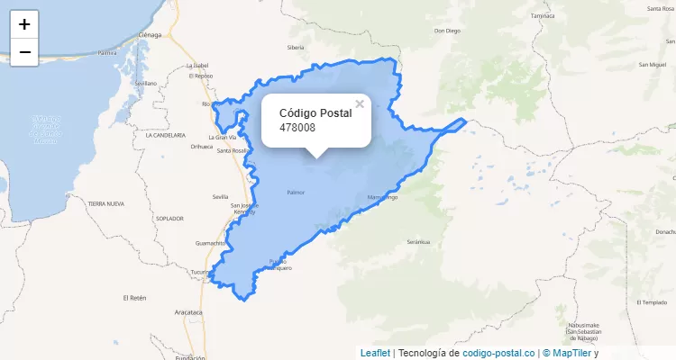 478008 ZIP Code in Colombia