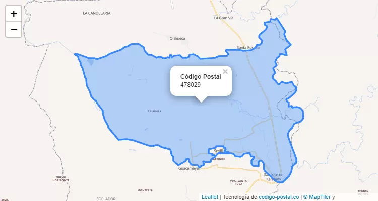 478029 ZIP Code in Colombia