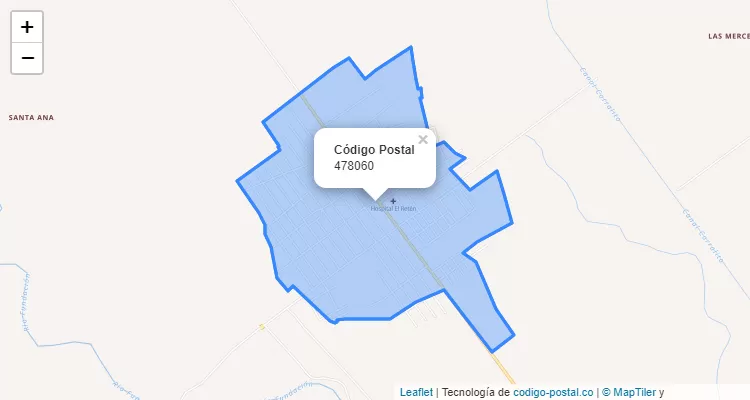 Código Postal Vereda El Porvenir, El Retén