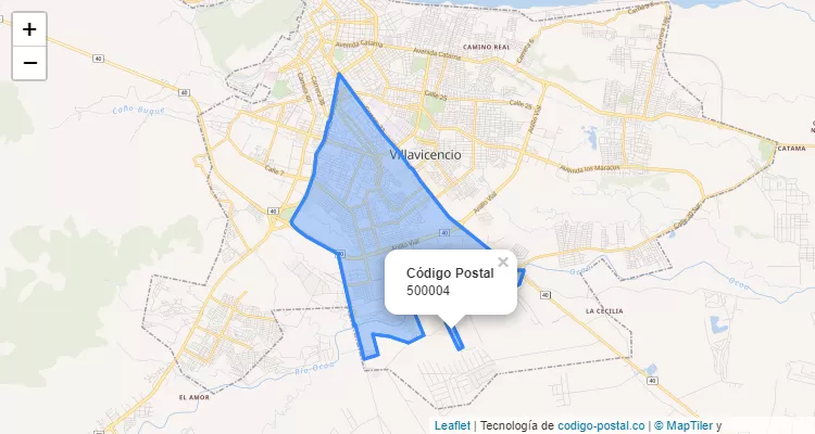 Código Postal 500004 en Colombia