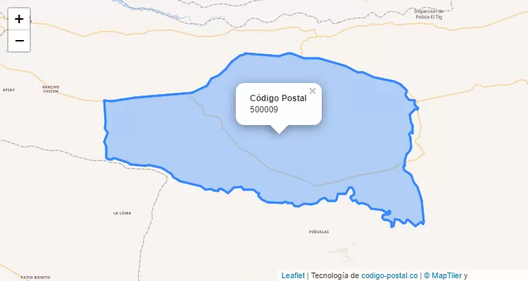 Código Postal 500009 en Colombia