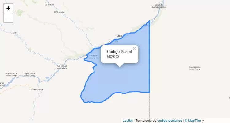 Código Postal 502048 en Colombia