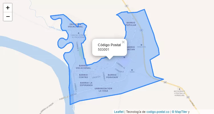 Código Postal 503001 en Colombia