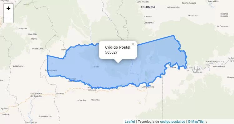 505027 ZIP Code in Colombia