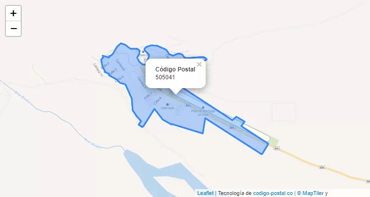 505041 ZIP Code in Colombia