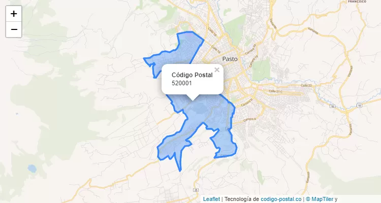 ZIP Code Locality El Remanso, Pasto