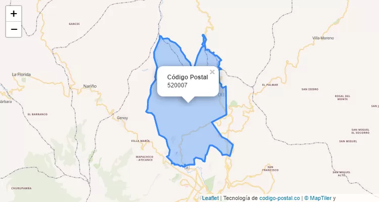 Código Postal 520007 en Colombia