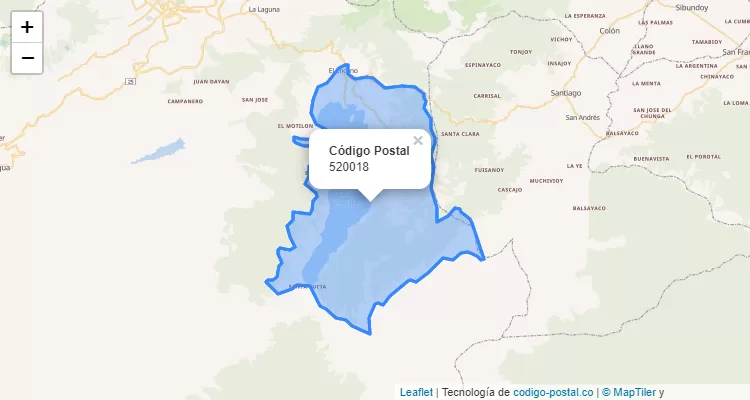 Código Postal 520018 en Colombia