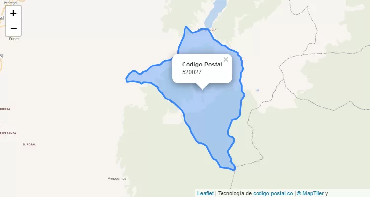 Código Postal 520027 en Colombia