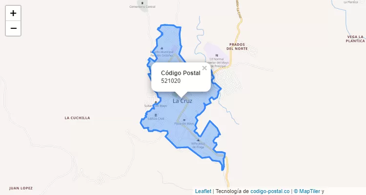 Código Postal 521020 en Colombia