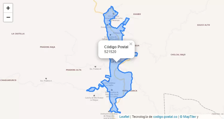 Código Postal 521520 en Colombia