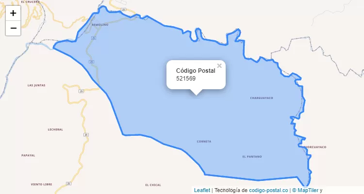 521569 ZIP Code in Colombia