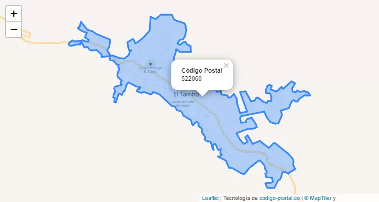 ZIP Code Neighborhood Palmas, El Tambo