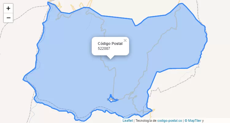 ZIP Code Neighborhood Cajabamba, El Peñol