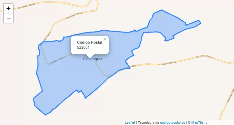 Código Postal 523001 en Colombia