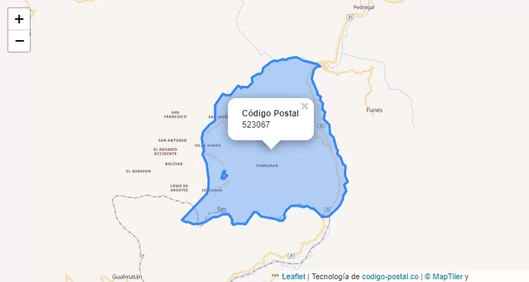 ZIP Code Neighborhood San Andrés, Iles