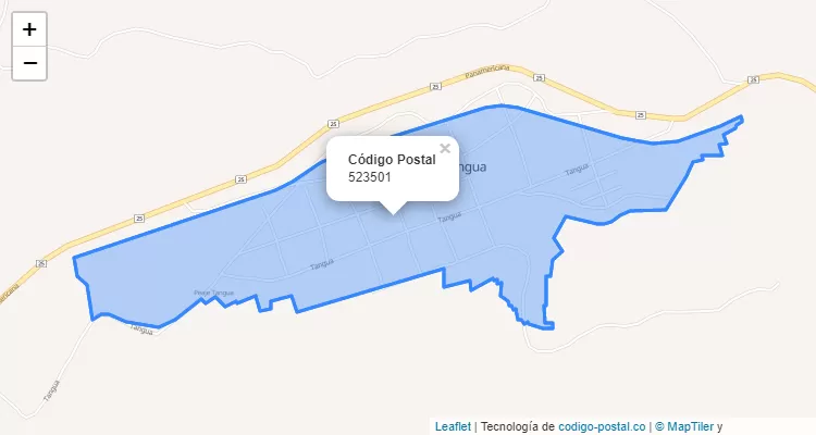 Código Postal Vereda Tangua, Tangua