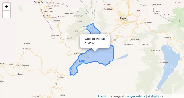 ZIP Code Neighborhood La Aguada, Tangua
