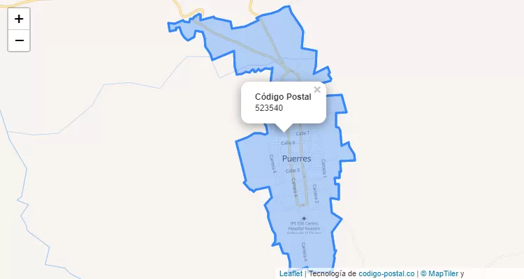 ZIP Code Neighborhood Chitamar Bajo, Puerres