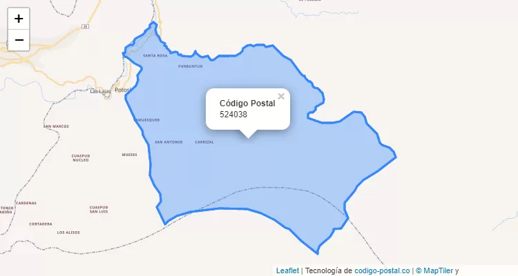 524038 ZIP Code in Colombia