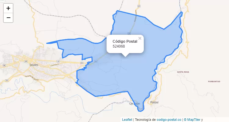 Código Postal 524068 en Colombia