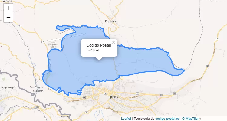 Código Postal 524069 en Colombia