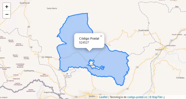 Código Postal 524527 en Colombia