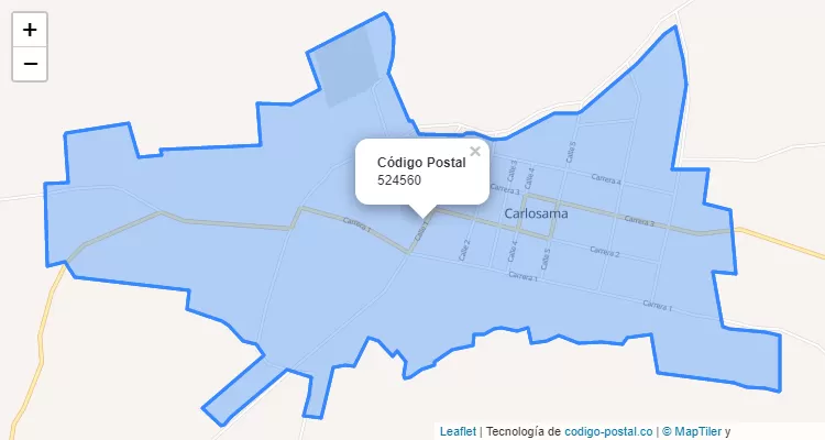 Código Postal 524560 en Colombia