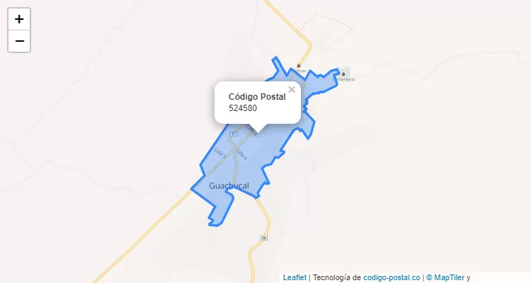 Código Postal 524580 en Colombia