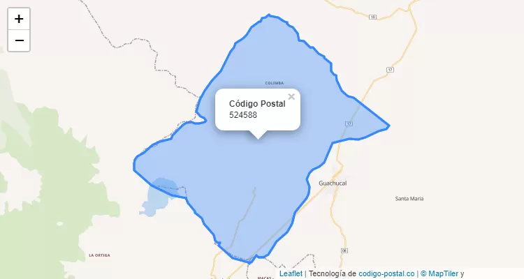 Código Postal 524588 en Colombia