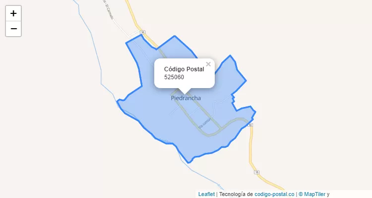 Código Postal 525060 en Colombia