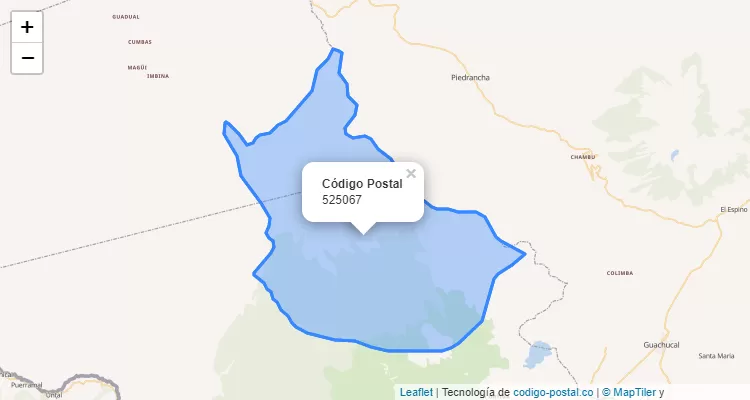 Código Postal 525067 en Colombia